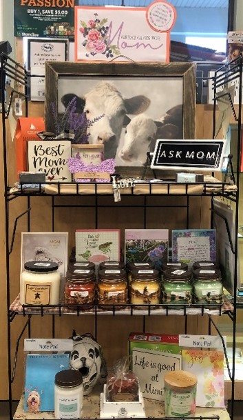LSB Farm Supply products on a shelf