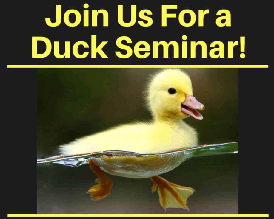 Lock, Stock and Barrel :: Join Us for a Free Duck Seminar!