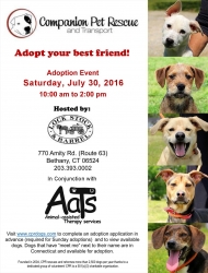 Companion Pet Rescue at Lock Stock & Barrel